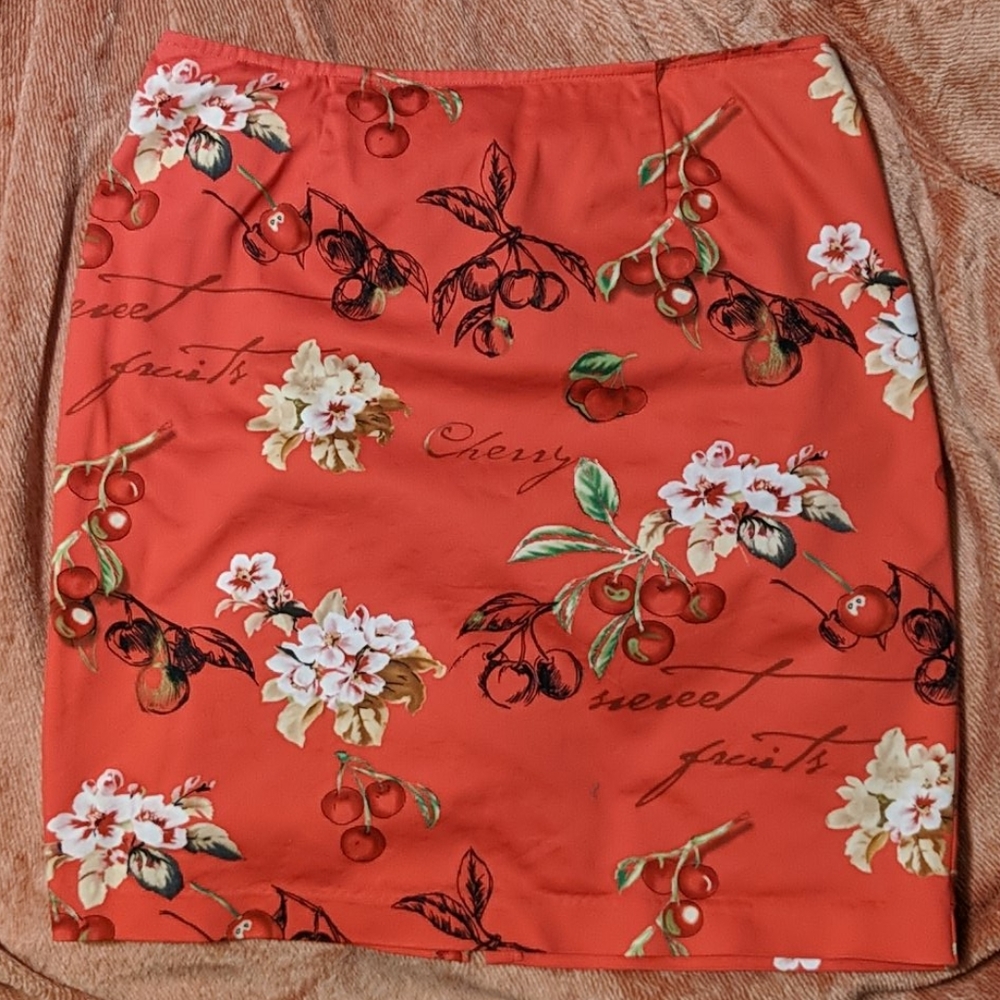 Nancy Bolen City Girl Cherry Skirt